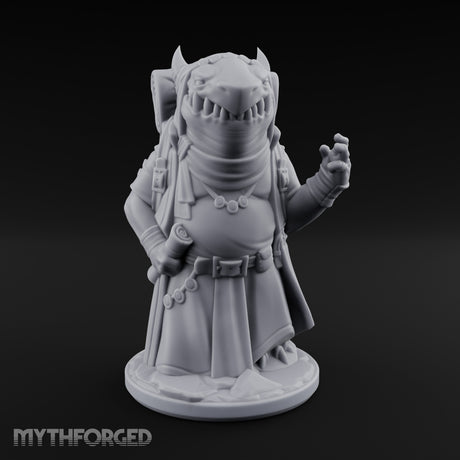 Finger Wagging Kobold Merchant Miniature for Dungeons and Dragons, Pathfinder or other TTRPGs