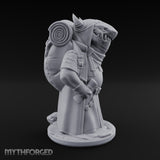 Finger Wagging Kobold Merchant Miniature for Dungeons and Dragons, Pathfinder or other TTRPGs