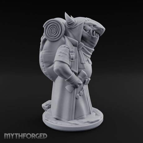 Finger Wagging Kobold Merchant Miniature for Dungeons and Dragons, Pathfinder or other TTRPGs