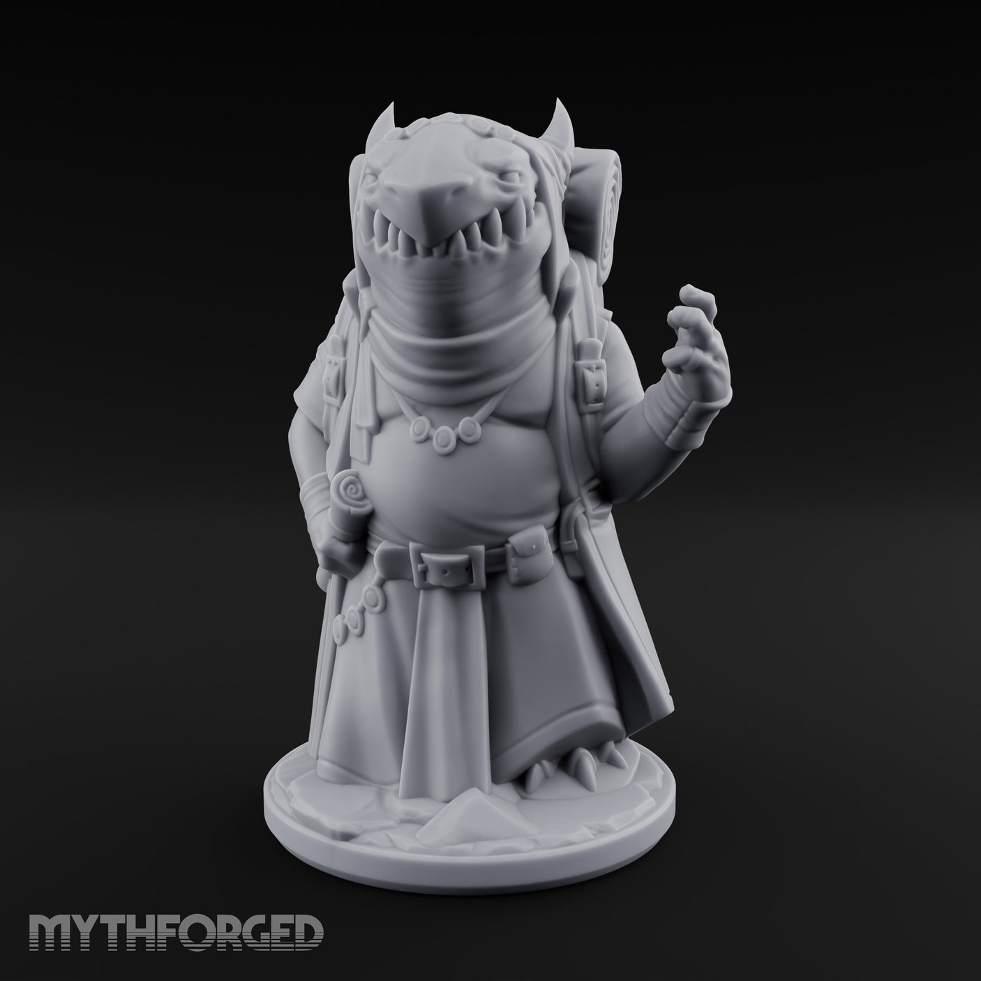 Finger Wagging Kobold Merchant Miniature for Dungeons and Dragons, Pathfinder or other TTRPGs