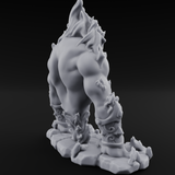 Shackle Bursting Fire Elemental Brute Miniature for Dungeons and Dragons, Pathfinder or other TTRPGs