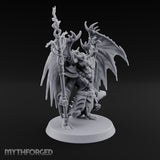 Spellflame Overhead, Staff Planted Dragonborn Fire Mage