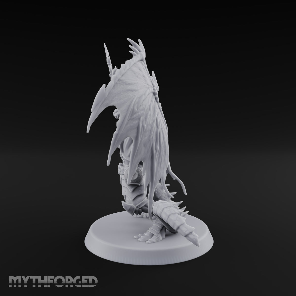Spellflame Overhead, Staff Planted Dragonborn Fire Mage