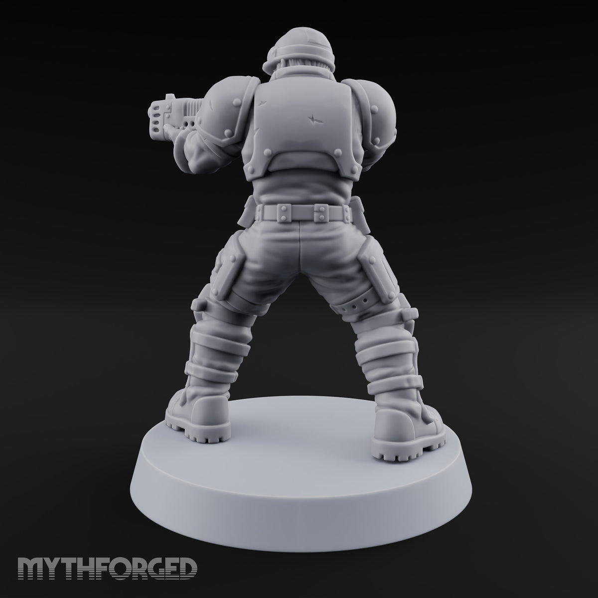 Scorched-Earth Policy Human Raider Gunner A