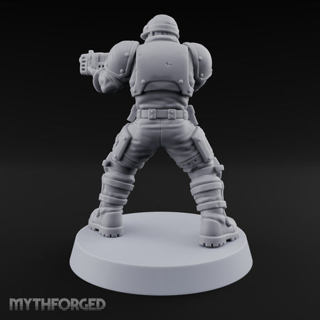 Scorched-Earth Policy Human Raider Gunner A