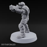 Scorched-Earth Policy Human Raider Gunner A