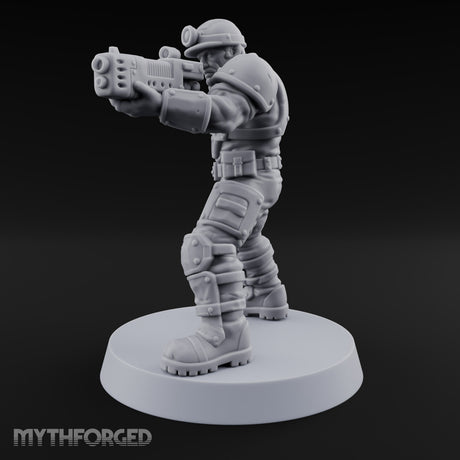 Scorched-Earth Policy Human Raider Gunner A