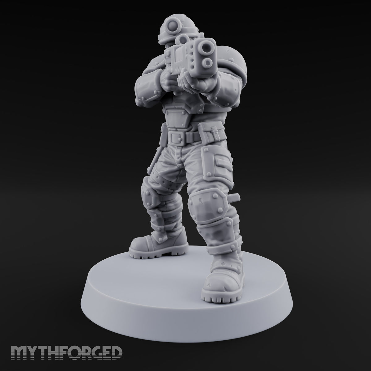 Scorched-Earth Policy Human Raider Gunner A