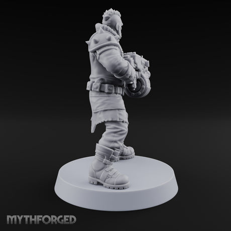 Scorched-Earth Policy Human Raider Gunner B