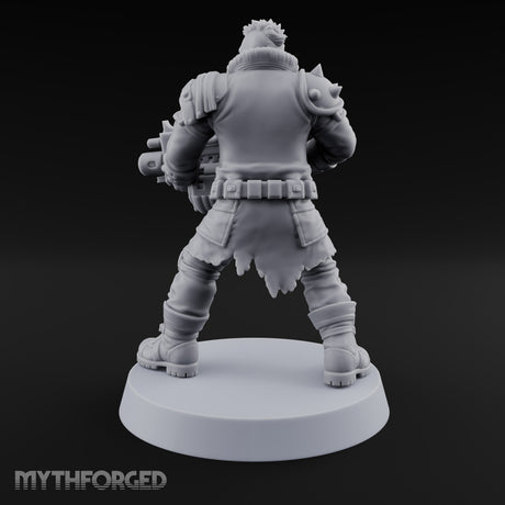 Scorched-Earth Policy Human Raider Gunner B