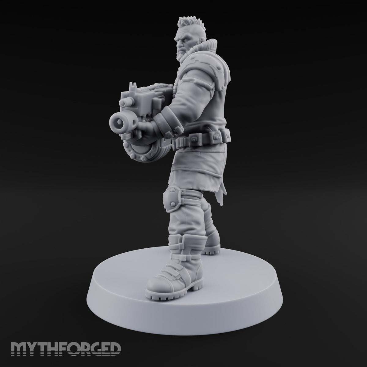 Scorched-Earth Policy Human Raider Gunner B