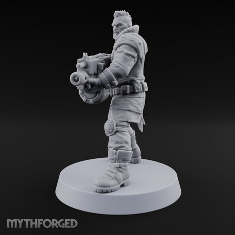 Scorched-Earth Policy Human Raider Gunner B