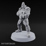 Scorched-Earth Policy Human Raider Gunner B