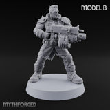 Scorched-Earth Policy Human Raider Gunner B