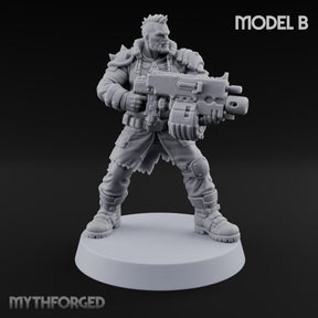 Scorched-Earth Policy Human Raider Gunner B