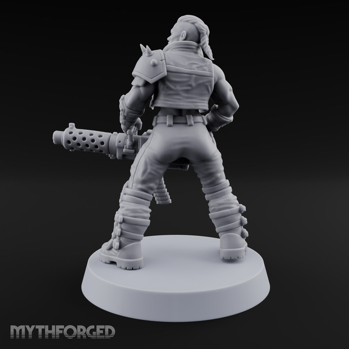 Scorched-Earth Policy Human Raider Gunner C