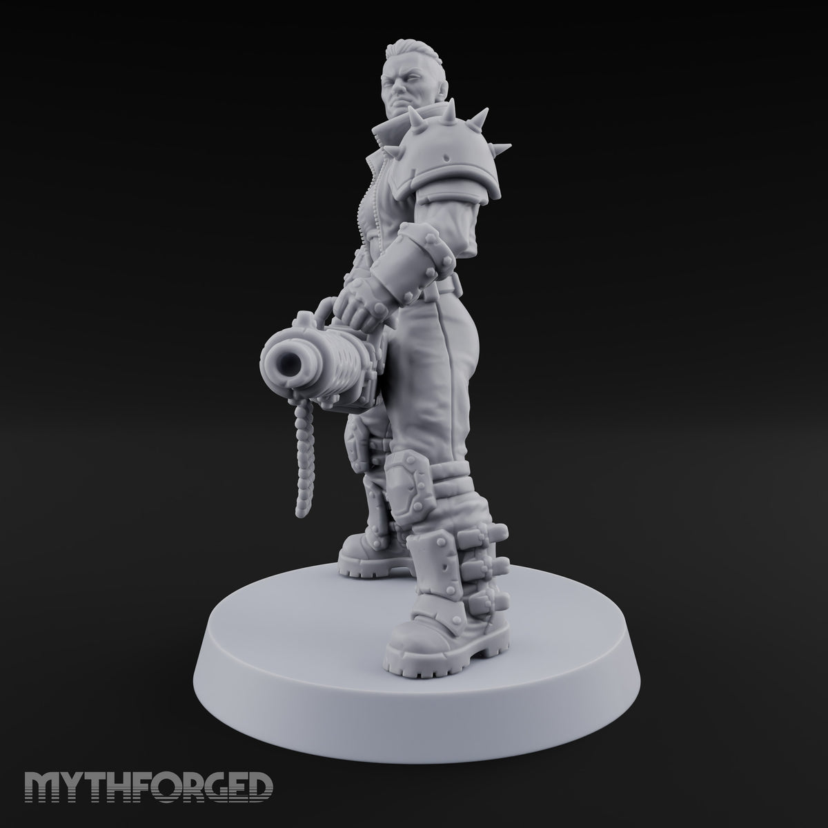 Scorched-Earth Policy Human Raider Gunner C