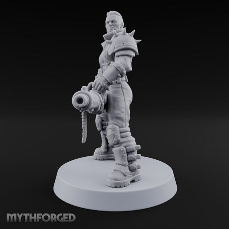 Scorched-Earth Policy Human Raider Gunner C
