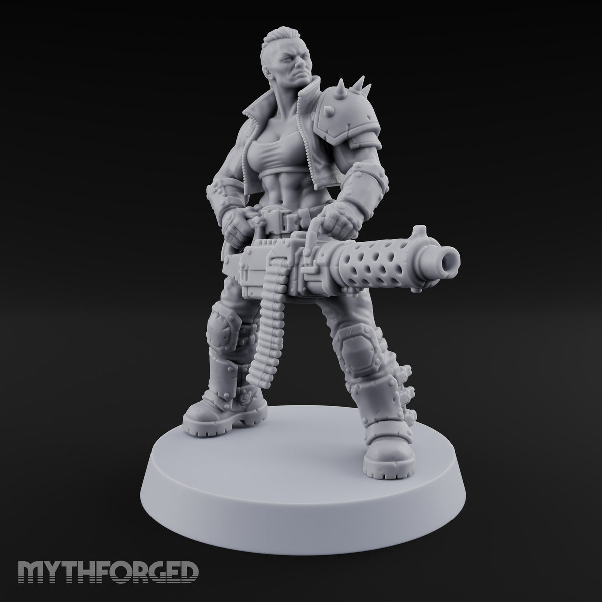 Scorched-Earth Policy Human Raider Gunner C