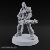 Scorched-Earth Policy Human Raider Gunner C
