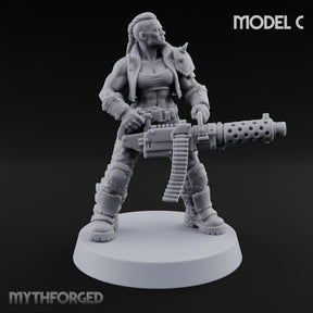 Scorched-Earth Policy Human Raider Gunner C