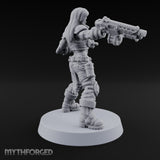 Scorched-Earth Policy Human Raider Gunners — D · Battle Shotgun & Auto Pistol