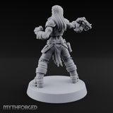 Scorched-Earth Policy Human Raider Gunner D — Battle Shotgun & Auto Pistol