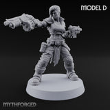 Scorched-Earth Policy Human Raider Gunners — D · Battle Shotgun & Auto Pistol