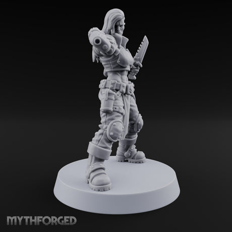 Scorched-Earth Policy Human Raider Gunners — D · Plasma Pistol & Combat Knife