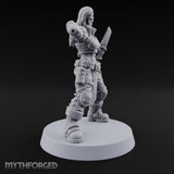 Scorched-Earth Policy Human Raider Gunner D — Plasma Pistol & Combat Knife