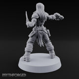 Scorched-Earth Policy Human Raider Gunner D — Plasma Pistol & Combat Knife