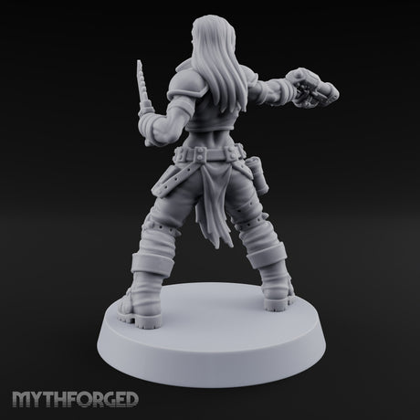 Scorched-Earth Policy Human Raider Gunner D — Plasma Pistol & Combat Knife
