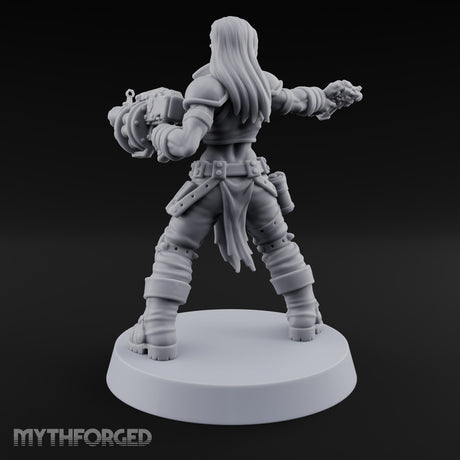 Scorched-Earth Policy Human Raider Gunner D — Rocket Pistol & Grenade Launcher