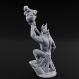 Smoke Belching Demon Firespitter Miniature for Dungeons and Dragons, Pathfinder or other TTRPGs