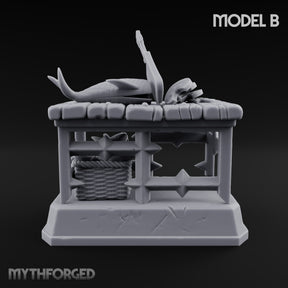 Gutted by Noon, Gone by Dusk Wooden Fish Seller Market Piece B
