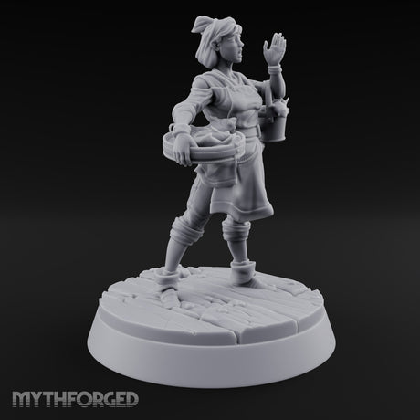 Fresh Catch Fish Vendor Market Miniature A