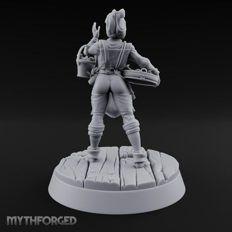 Fresh Catch Fish Vendor Market Miniature A
