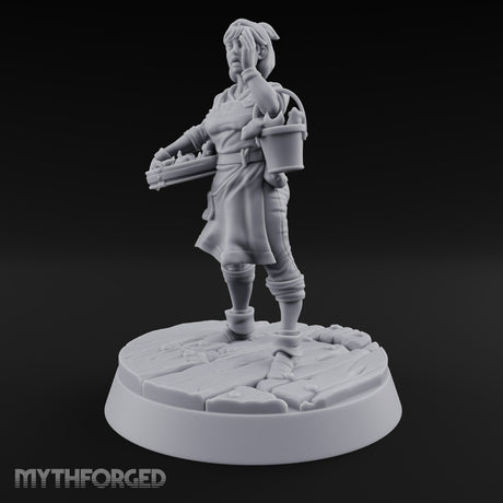 Fresh Catch Fish Vendor Market Miniature A