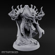 Flame Conjuring Draugr Sorcerer Miniature for Dungeons and Dragons, Pathfinder or other TTRPGs