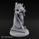 Flame Conjuring Draugr Sorcerer Miniature for Dungeons and Dragons, Pathfinder or other TTRPGs