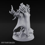 Flame Conjuring Draugr Sorcerer Miniature for Dungeons and Dragons, Pathfinder or other TTRPGs