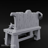 Flail-Hung Horseshoe-Pegged Blacksmith Market Stall Counter gallery 6
