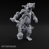 Flail Swinging Lurching Giant Warrior Miniature for Dungeons and Dragons, Pathfinder or other TTRPGs