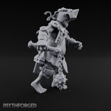 Flail Swinging Lurching Giant Warrior Miniature for Dungeons and Dragons, Pathfinder or other TTRPGs
