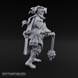 Flail Swinging Lurching Giant Warrior Miniature for Dungeons and Dragons, Pathfinder or other TTRPGs