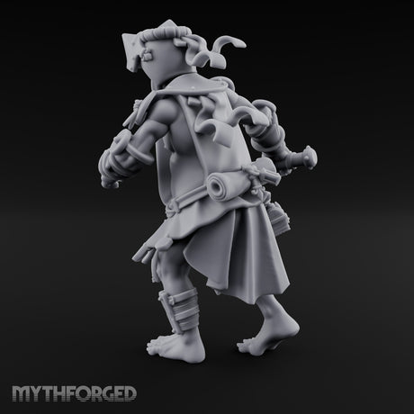 Flail Swinging Lurching Giant Warrior Miniature for Dungeons and Dragons, Pathfinder or other TTRPGs