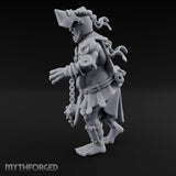 Flail Swinging Lurching Giant Warrior Miniature for Dungeons and Dragons, Pathfinder or other TTRPGs