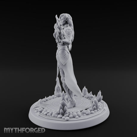 Flame Conjuring Armoured Elf Sorceress gallery 14