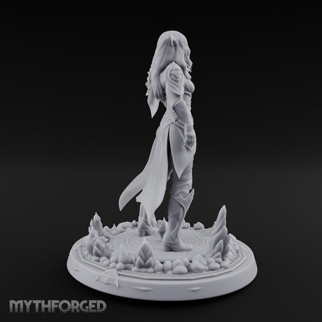 Flame Conjuring Armoured Elf Sorceress gallery 7