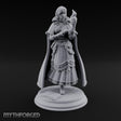 Flame Conjuring Human Sorceress Miniature for Dungeons and Dragons, Pathfinder or other TTRPGs